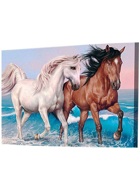 Modern Canvas Tableau - Beautiful Horses Multicolour 35x50cm