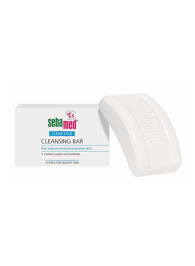 Sebamed PH 5.5 Clear Face Cleansing Bar White 100grams  - Image 1