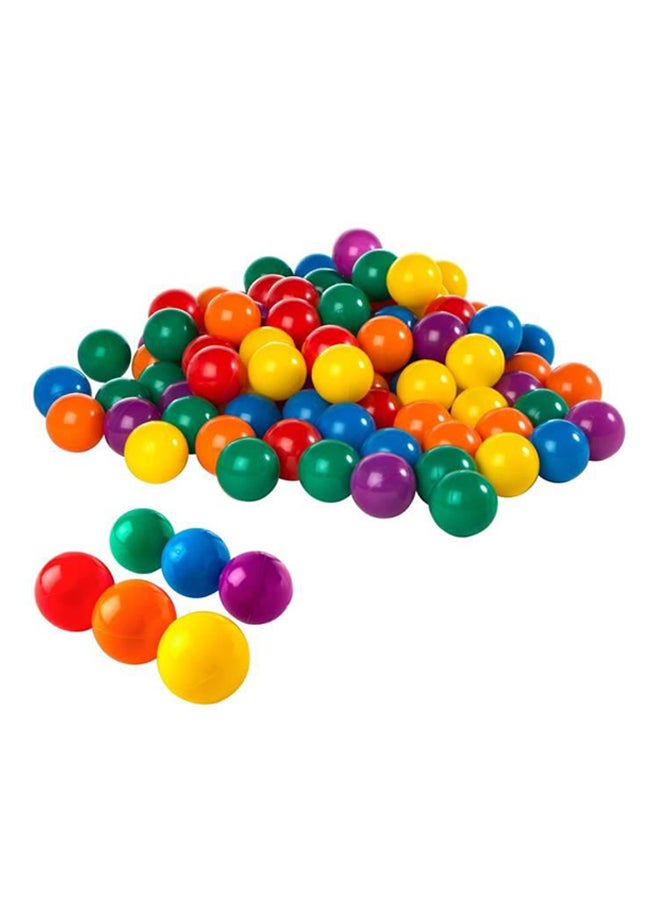 INTEX 100-Piece Fun Beach Ball Set 49600EP 3.125inch - Image 1