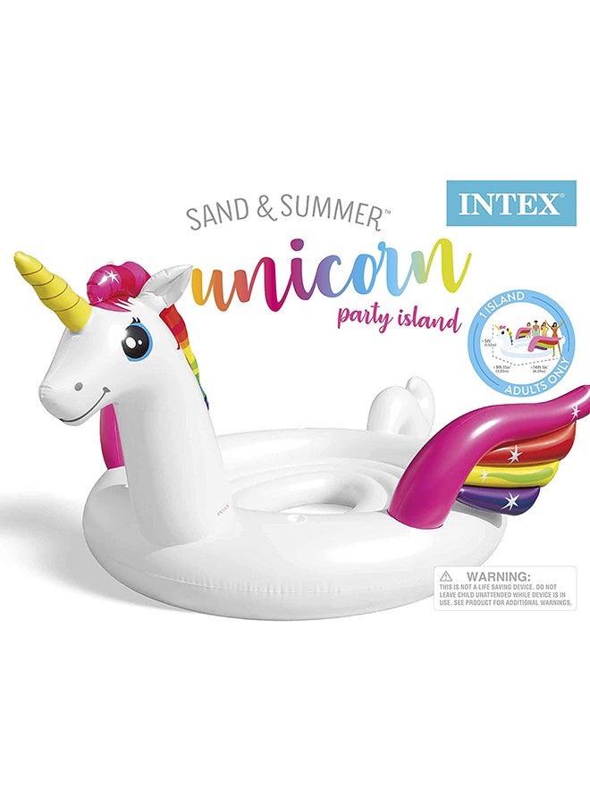 INTEX - Inflatable Unicorn Party Island - Image 1
