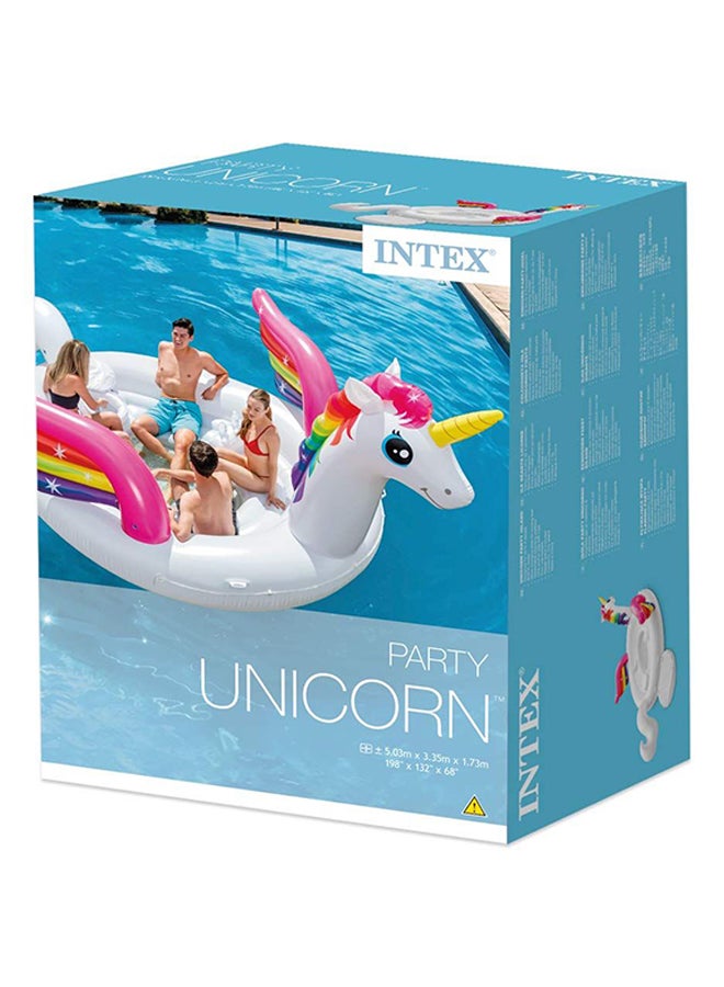 INTEX - Inflatable Unicorn Party Island - Image 1