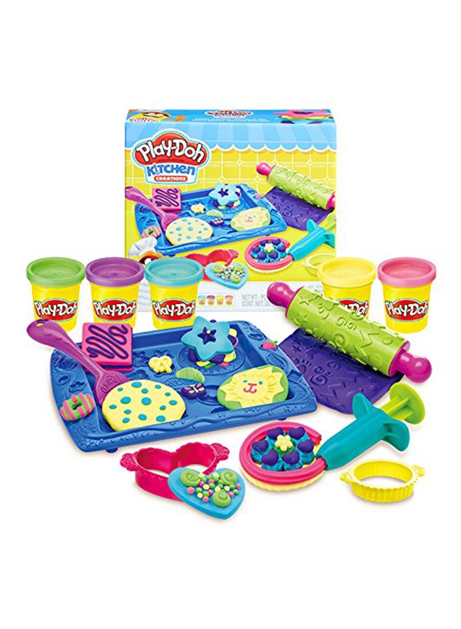 Play-Doh Kitchen Creations Cookie Creations Play Food Set For Kids 3 Years And Up With 5 Non-Toxic Play-Doh Colors 