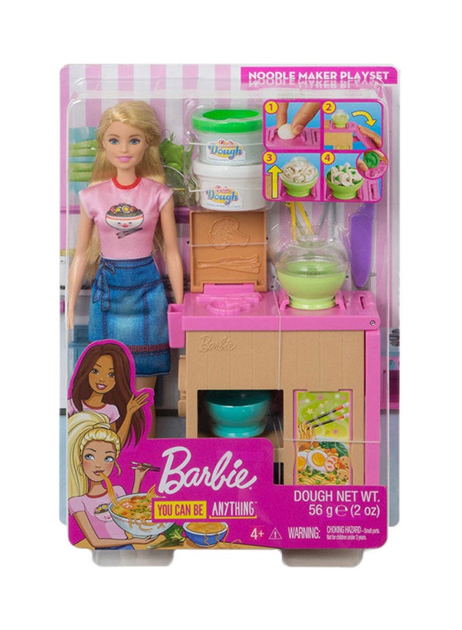 Mattel Games Barbie Noodle Maker Bar Playset - Image 1