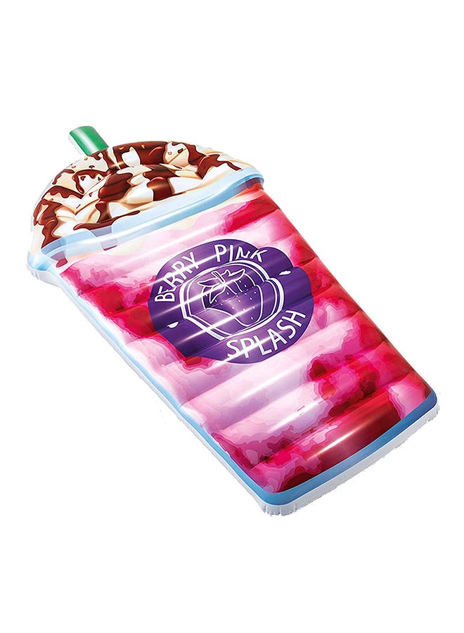 INTEX - Inflatable Berry Splash Milkshake Pool Float Lounger Beach Mattress For Summer Fun 198x107cm - Image 1