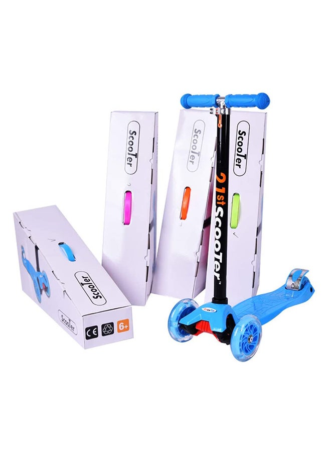 Cool Baby 3-Wheeler Foldable Kick Scooter Blue - Image 1