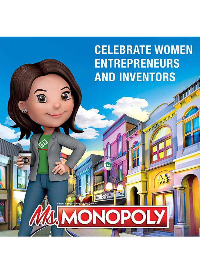 HASBRO - GAMING - Ms Monopoly Board Game - Image 1