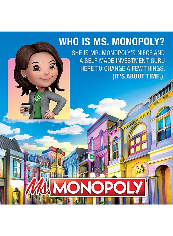 HASBRO - GAMING - Ms Monopoly Board Game - Image 1