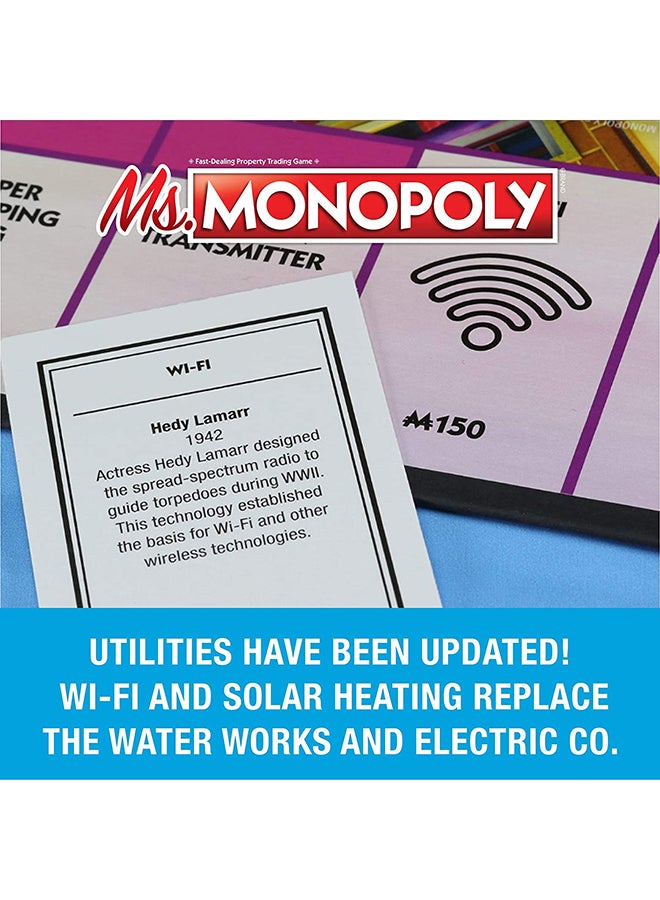 HASBRO - GAMING - Ms Monopoly Board Game - Image 1