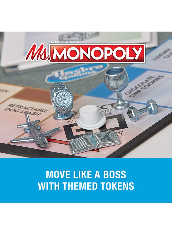 HASBRO - GAMING - Ms Monopoly Board Game - Image 1
