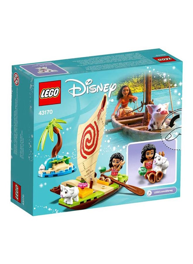 LEGO 46-Piece Disney Moana's Ocean Adventure Playset 43170 10x9x6cm  - Image 2