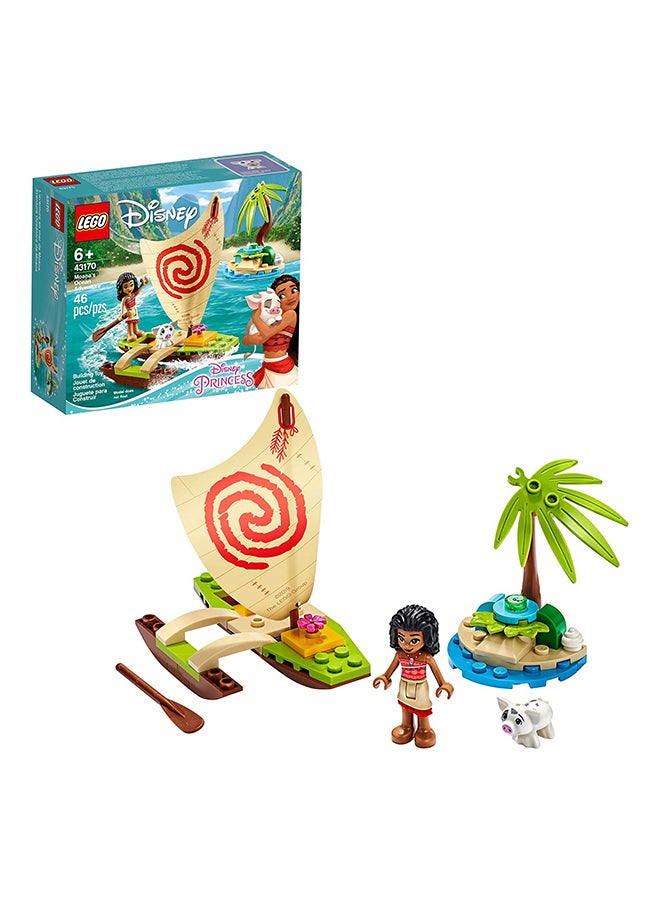 LEGO 46-Piece Disney Moana's Ocean Adventure Playset 43170 10x9x6cm  - Image 3