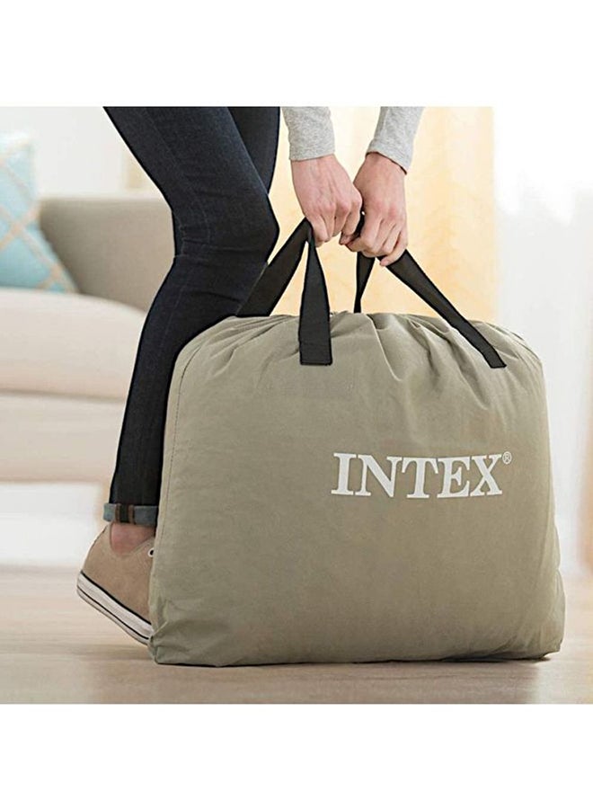 INTEX - Durabeam Full Pillow Rest Classic Airbed W/E Pump Multicolour - Image 1