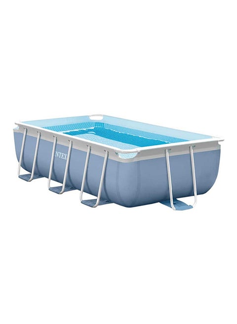 Prism Frame Rectangular Grey Swimming Pool 400x200x100cm