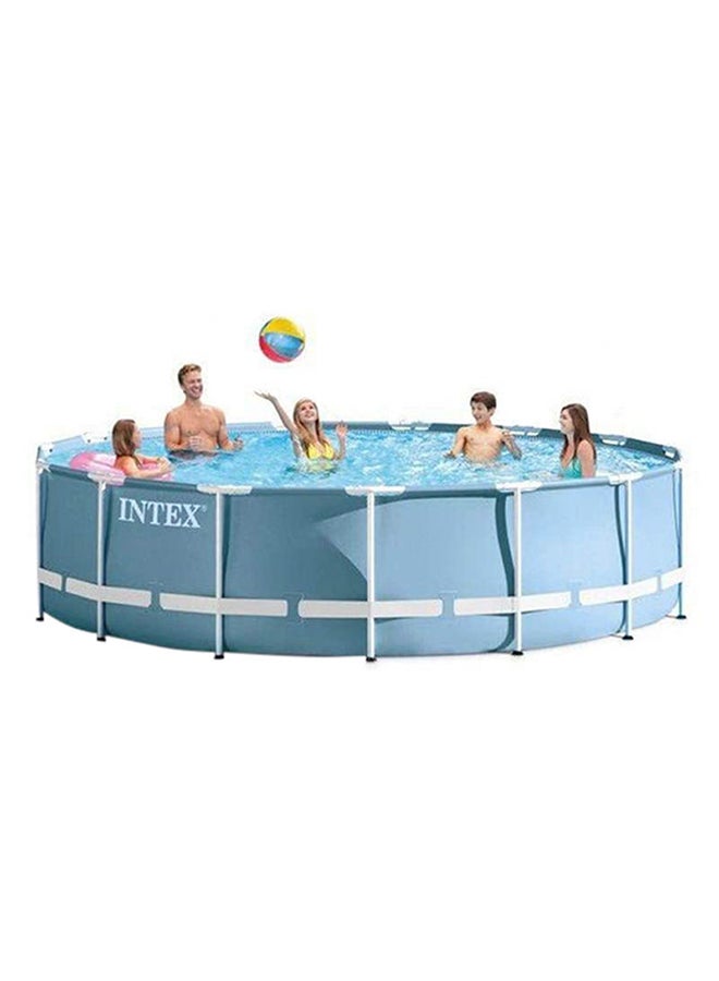 INTEX Prism Frame Round Swimming Pool 69.9x39.7x129.2cm  - Image 1