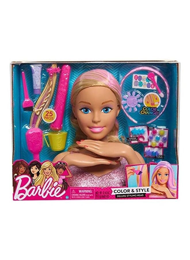 Barbie color & style deluxe styling head online