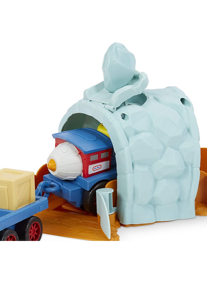 ليتل تايكس لعبة السكة الحديدية ران أويه من مجموعة سيارات سلامينج ريسرز 40x76.2x18.4سم - Image 5