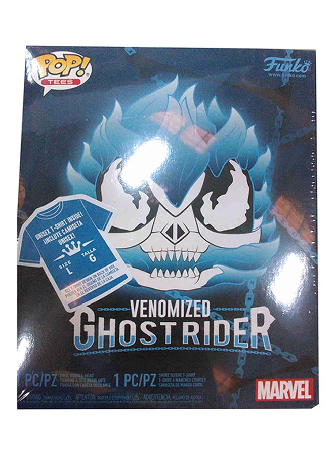 Funko Pop and Tee! Marvel Venomized/Ghost Rider Collectable Vinyl Figure, 47044 3.75inch