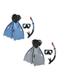 Hydro-Pro BlackSea Snorkel & Fin Set L/XL 57cm - v1629281052/N44706561A_1