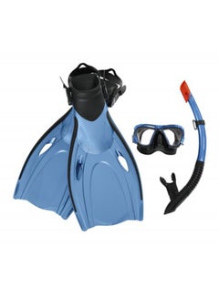 Hydro-Pro BlackSea Snorkel & Fin Set L/XL 57cm - v1629281053/N44706561A_3