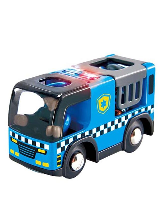 هيب سيارة الشرطة مع صفارة إنذار متعدد الألوان 9.5 x 3.5 x5سم - Image 4