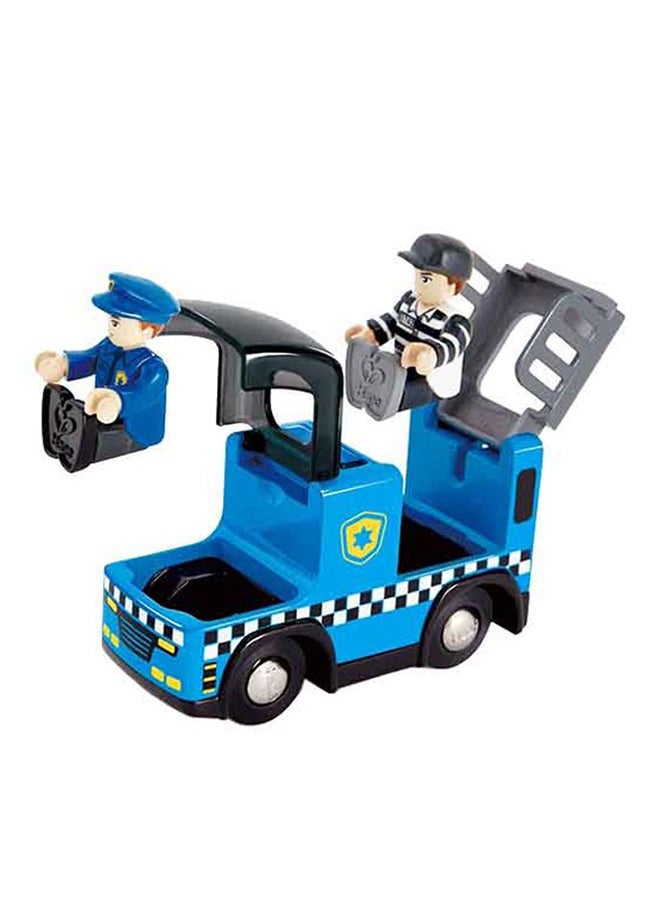 هيب سيارة الشرطة مع صفارة إنذار متعدد الألوان 9.5 x 3.5 x5سم - Image 5