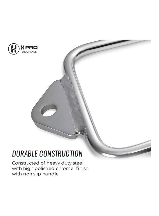H PRO D-Rubber Handle Cable Machine Attachment 17.9 x 17.6 x 5.5cm  - Image 4