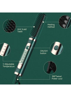 KinseiBeauty Automatic Splint Straightener Curling Hair Comb Green 266x31x44mm  - Image 4