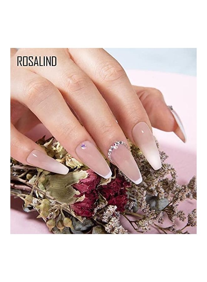 Rosalind Base And Top Coat Nail Gel Kits Transparent  - Image 3