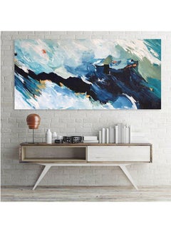 Abstract Hand Painted Tableau On Canvas Multicolour 60x90cm