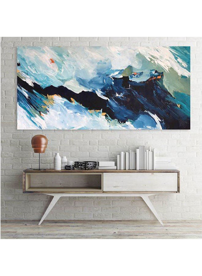 Alicia Deco - Abstract Hand Painted Tableau On Canvas Multicolour 60x90cm - Image 1