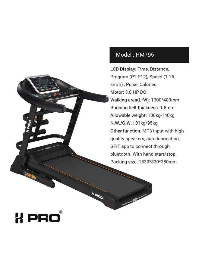 H PRO - Jogging Running Fitness Treadmill - Image 1