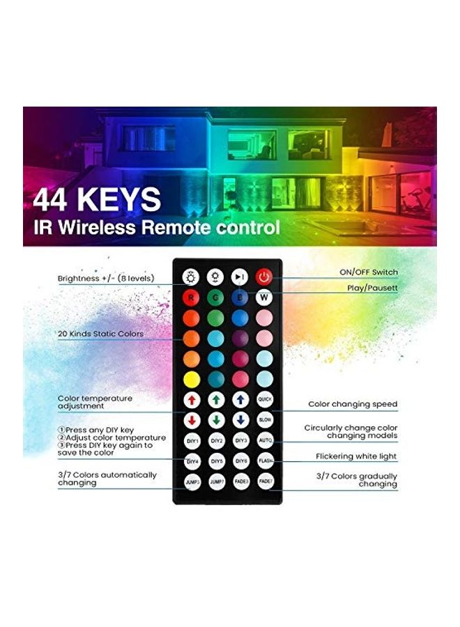 Generic - IR Remote Controller LED Strip Light Multicolour 1.24kg - Image 1