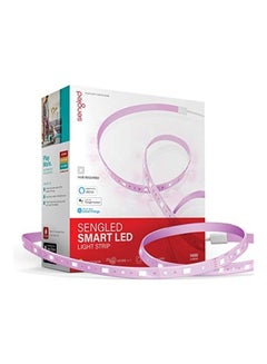 شريط إضاءة LED مع جهاز تحكم عن بُعد أبيض 1.10كيلوجرام