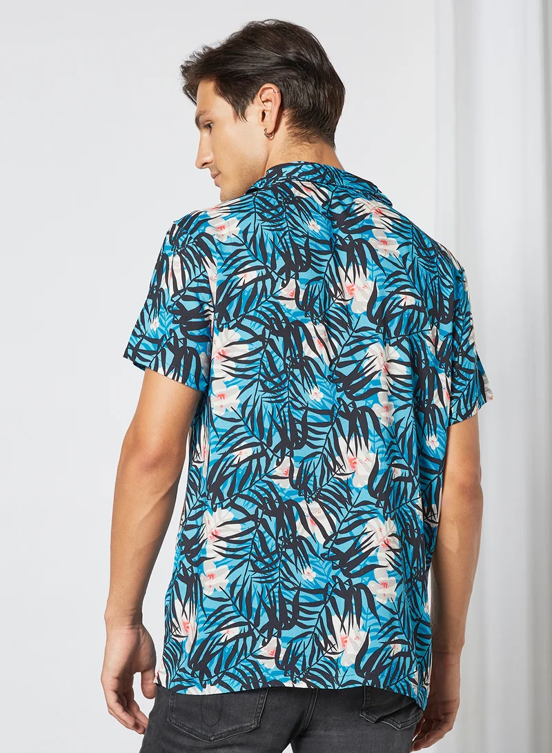 Sivvi x D'Atelier Palm Print Shirt