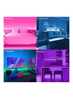 Generic LED Strip Light With Remote Controller Multicolour 1.34kg  - Image 2