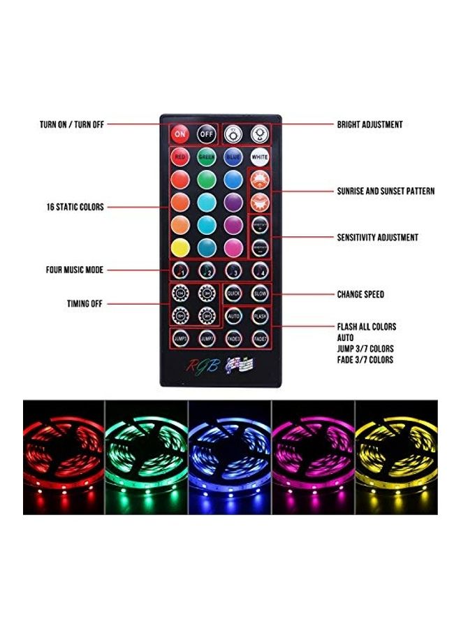 Generic - LED Strip Light With Remote Controller Multicolour 0.89kg - Image 1