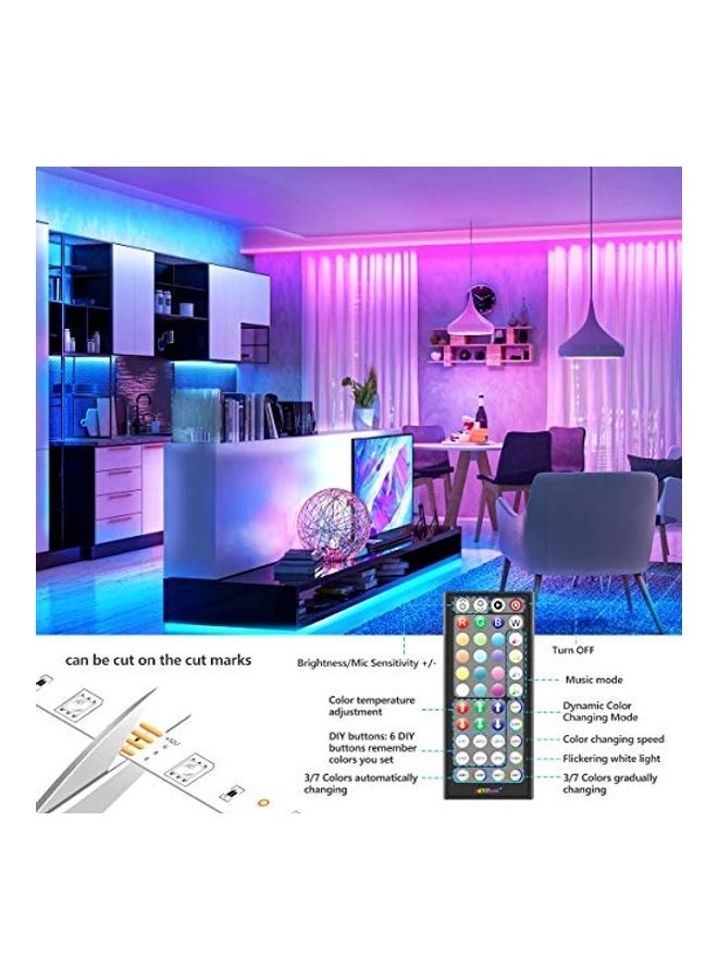 Generic - LED Strip Light With Remote Controller Multicolour 2.51kg - Image 1