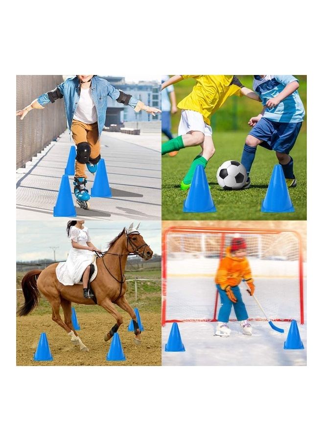 H PRO Traffic Cones Plastic Sport Training Traffic Cone for Kids Home Football Training Soccer 800grams - v1629281856/N50230101A_2