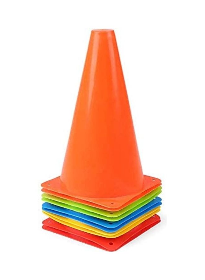 H PRO Traffic Cones Plastic Sport Training Traffic Cone for Kids Home Football Training Soccer 800grams - v1629281856/N50230101A_5