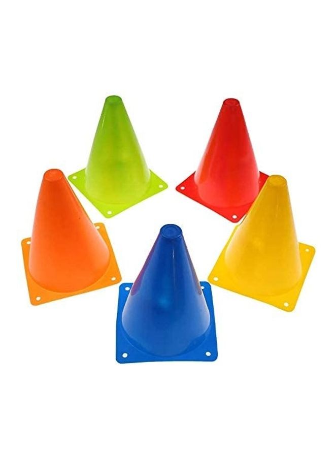 H PRO Traffic Cones Plastic Sport Training Traffic Cone for Kids Home Football Training Soccer 800grams - v1629281856/N50230101A_7