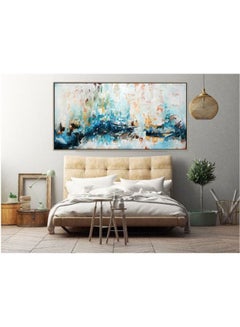 Multicolors Hand Painted Tableau On Canvas Multicolour 40 x 60cm