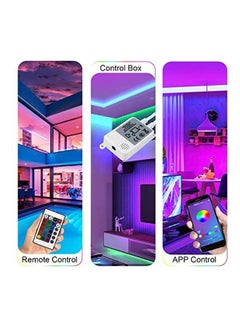Generic LED Strip Light With Remote Controller Multicolour 0.74kg  - Image 2