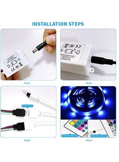Generic LED Strip Light With Remote Controller Multicolour 0.74kg  - Image 3