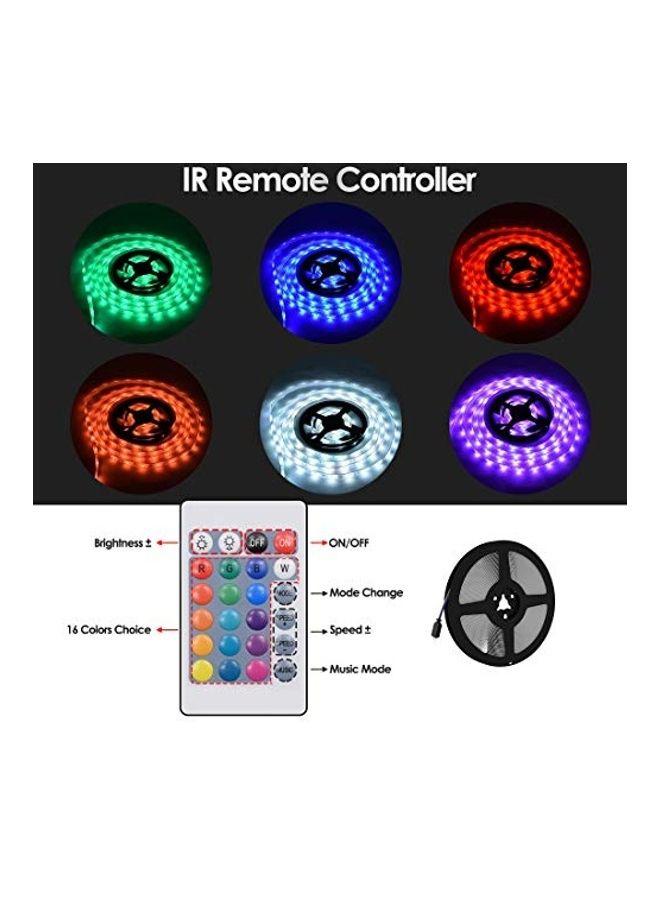 LED Strip Light With Remote Controller Multicolour 1.52kg