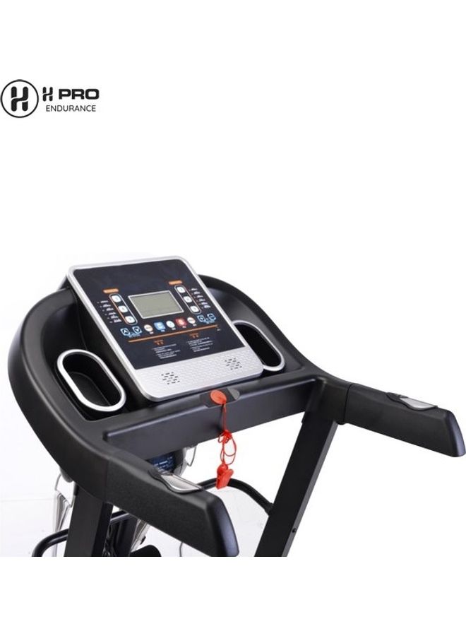 H PRO - Space Saving Electric Home Treadmill With Massager 170 x 76 x 33 cmcm - Image 1