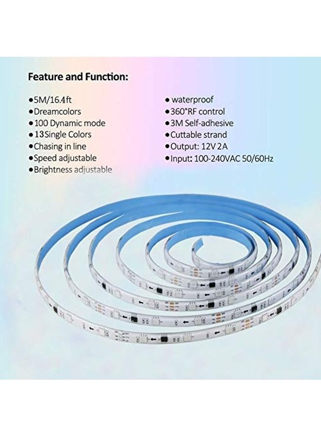 Generic - LED Strip Light With Remote Controller Multicolour 0.81kg - Image 1
