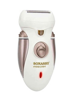 SONASHI Detachable Shaver Epilator And Trimmer Head With Sharp Stainless Steel Blades Washable Accessories 2 Speed Settings On And Off Switch LED Light Continuous Working Time of 45 Mins  SLD-824 Multicolour  - Image 2
