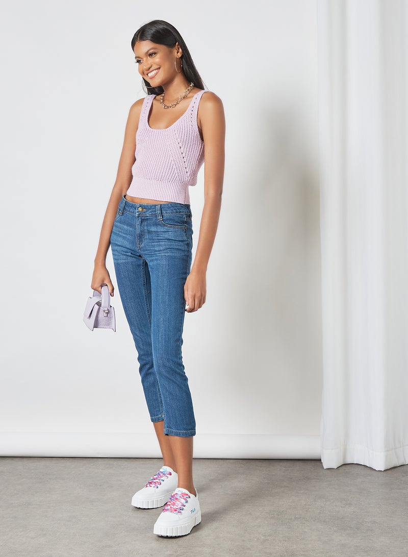 Sivvi x D'Atelier - Cropped Jeans Blue - Image 1