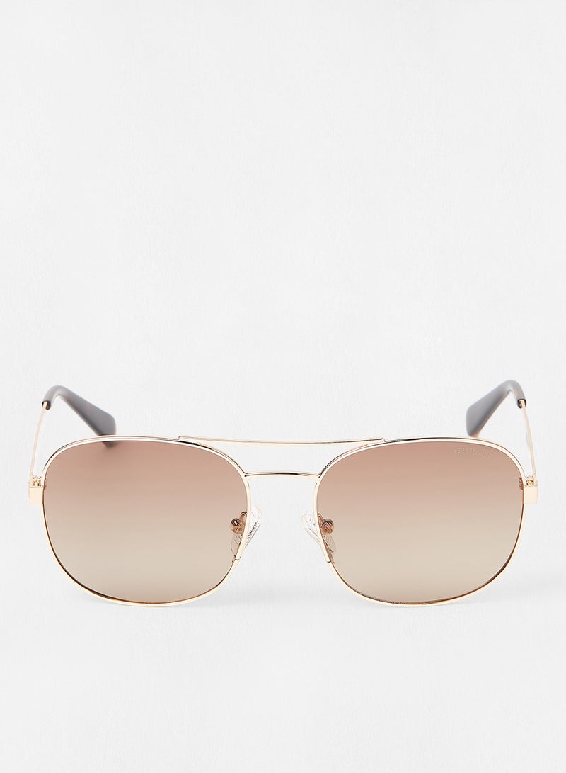 جس نظارة شمسية بإطار مربع وعدسات واقية من الأشعة فوق البنفسجية - مقاس العدسة: 56 مم - Image 1