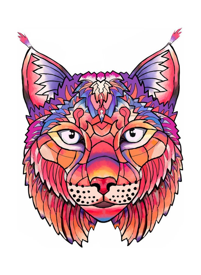 Lion Shaped Jigsaw Puzzle Set 25.50 x 0.50 x 22.00cm